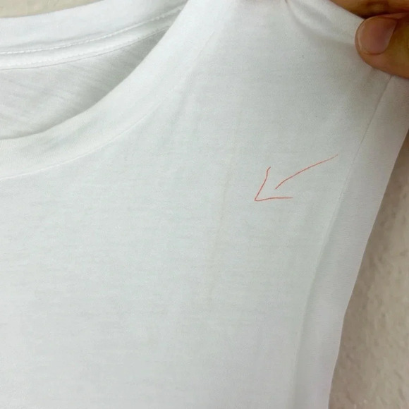 Eileen Fisher Round Neck Sleeveless Tank Top in white size XL - Picture 10 of 10